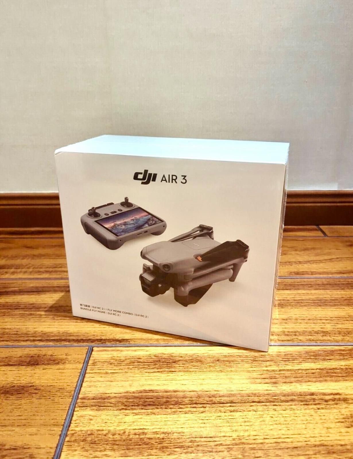 6546637 DJI AIR 3 Fly more combo drone and RC 2 built in screen