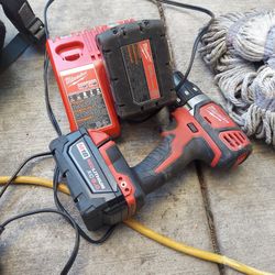Milwaukee M18 With Dual Batteries And Charger