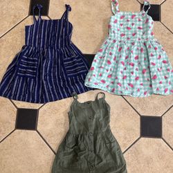 Old Navy, Cat And Jack, And Cherokee Dresses 5t. $6 Each. Wrinkled But All In Great Condition 