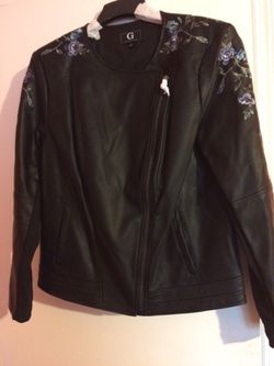 A leather Moto jacket