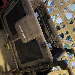 Wonderfold Wagon W2 Elite Double Stroller withRaised Seats