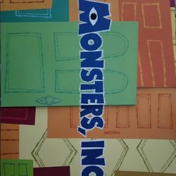 Monster INC Lithograph Original