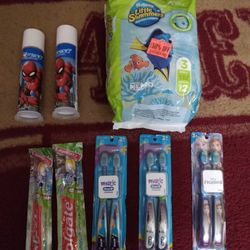 I Have Kids Huggies  toothbrush  Toothpaste 