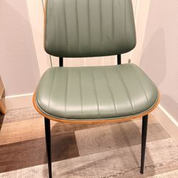 MCM Dining Chair Faux Leather