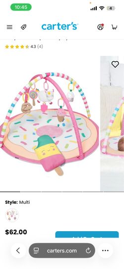 Carter’s sweet surprise play gym