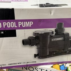 Everbilt 1.5 HP 2-Speed Pool Pump.