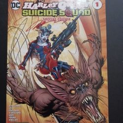 Harley Quinn Suicide Squad Special Edition #1 Signed By Jim Lee 