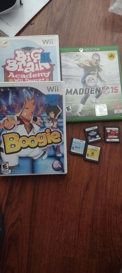 Video games DS, Wii, xbox one