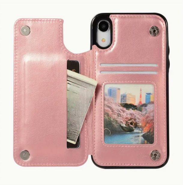 For Iphone XR Flip Card Anti-drop Wallet Protective Case
