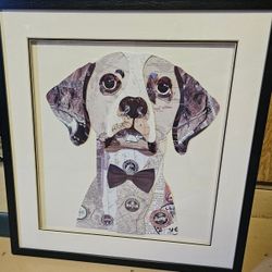 Framed Dog Art