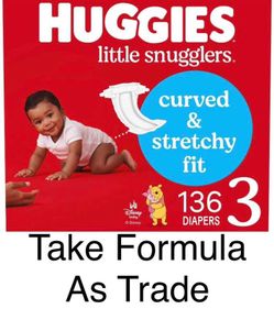 Huggies Size 3 Little Snugglers Diapers Pañales
