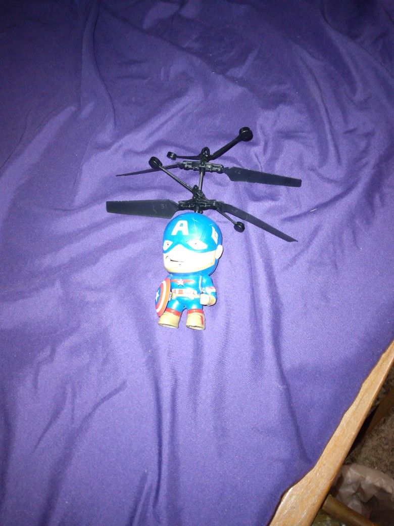 Captain America Helicopter Not A RC  Helicopter