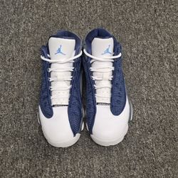 Nike Air Jordan 13 Retro Flint Navy Blue Boys Kids Sneaker 414575-404 Size 13c