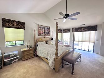 California King Four-Poster Bed – $400 OBO