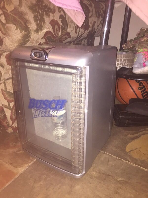 Busch Light Mini Fridge.