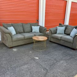 2”pc Fabric Sofa Set w/ Tables 