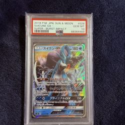 Pokémon PSA 10 Suicuine