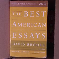 The Best American Essays 2012
