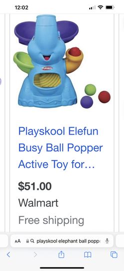 Playskool Elefun Busy Ball Popper
