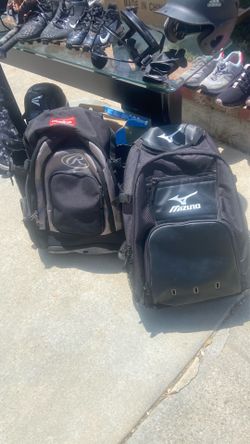 Baseball and Softball bags and items prices vary