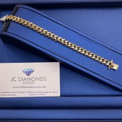 Bracelets Cubanlink 8 ‘’ Mm 10k Solid 