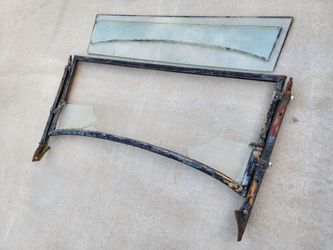 Original 1928 Chevrolet Open Car Windshield Frame & Post Assembly