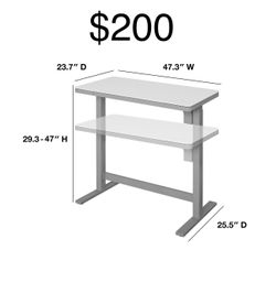 Electric Height-Adjustable Standing Desk