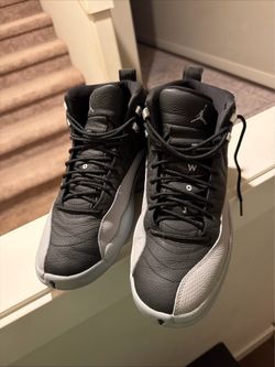 Jordan 12 Retro Black/Wolf Grey size 10
