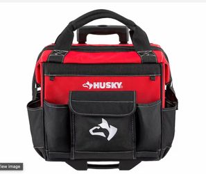 Husky 14 in. 13 Pocket Rolling Tool Bag