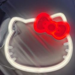 Nwt Hello Kitty NEON light