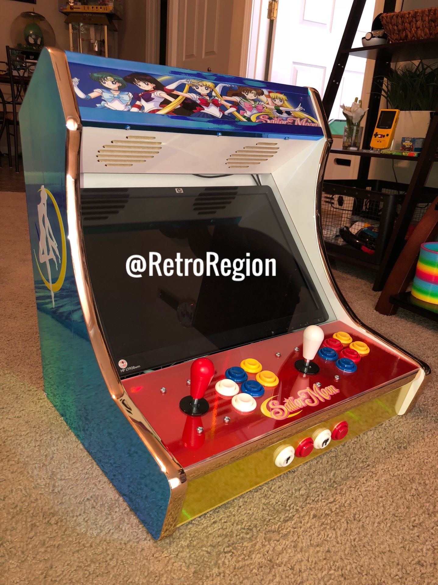 Sailor Moon bartop arcade machine