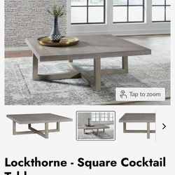 Gray Center table
