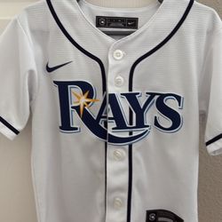 Toddlers Size 4 Rays Baseball Jersey