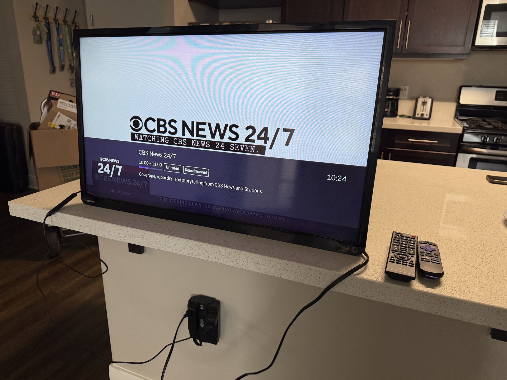 Cbs News 24 32” Flat Screen TV