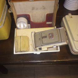 1950's Polaroid Land Camera With Case