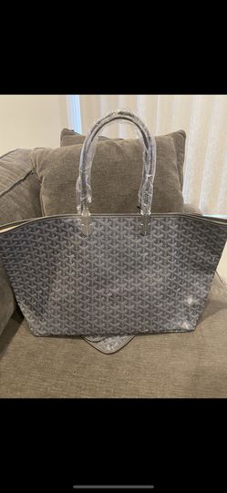 Goyard Goyardine Saint Louis GM Grey