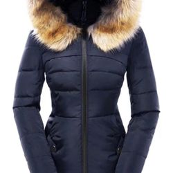 Valuker Women's Waterproof Thickened Down Parka Coat