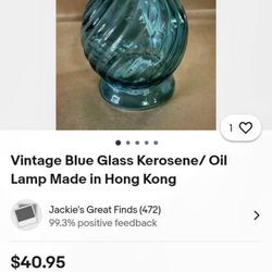 Victorian Oil Lamp 
