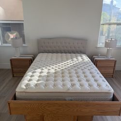 Bed Frame And Nightstands 