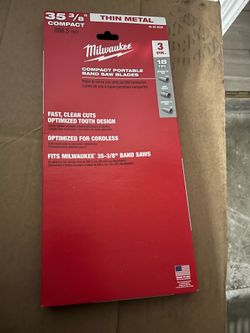 Milwaukee bandsaw blades