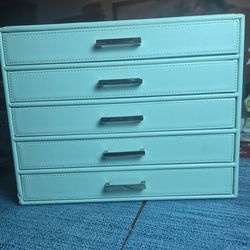Light Blue Jewelry Box