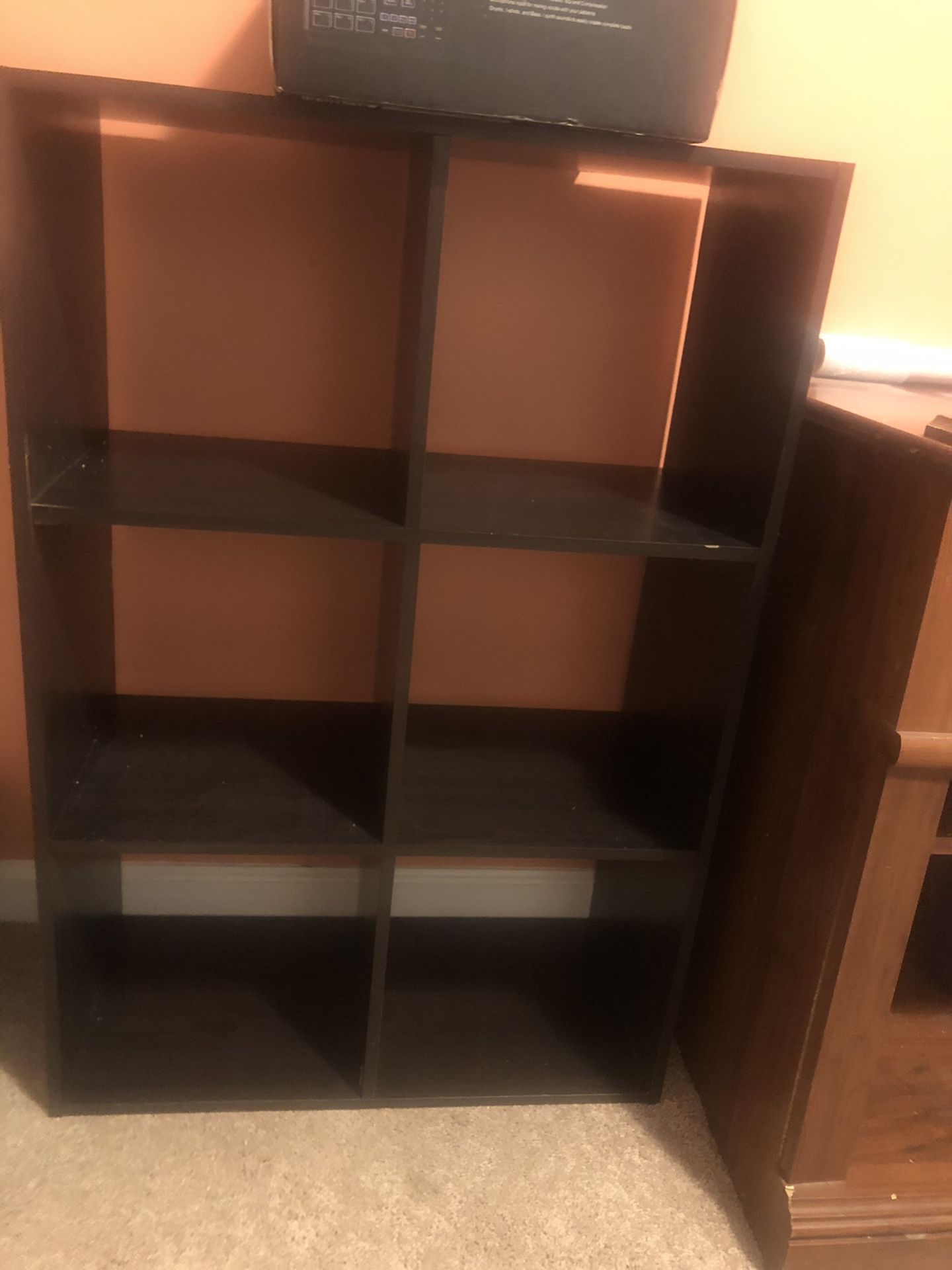 6 cube organizer shelf