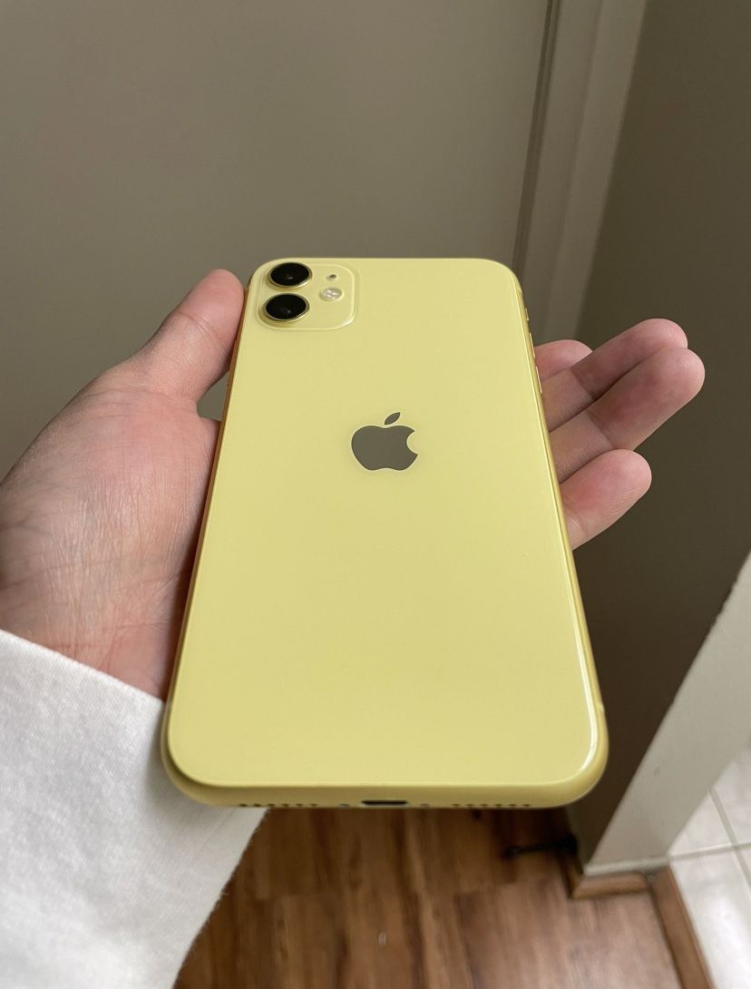 iPhone 11 Yellow UNLOCKED 64gb Brand New Condition