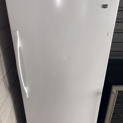 White Maytag Standing Freezer