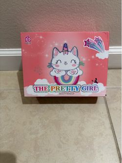 Girls play makeup