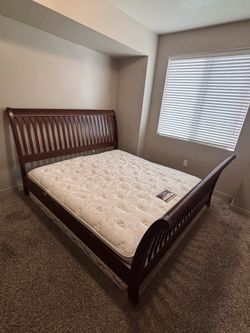 King Bed Frame & Mattress