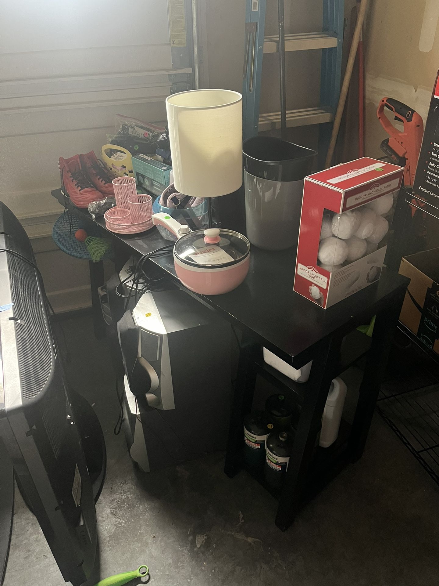 Large Black Desk/Vanity