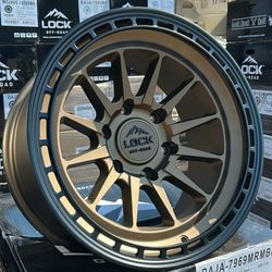 LOCK OFF-ROAD BAJA-7969 6x139.7 SIZE 17x9 ET:0mm MATTE DESERT BRONZE W MATTE BLACK RING