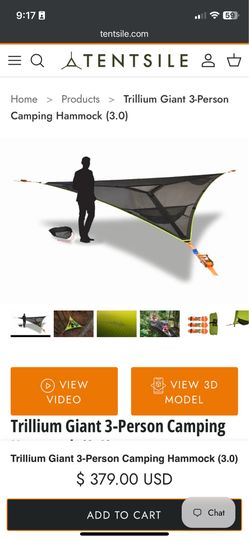 Trillium Giant 3-Person Camping Hammock (3.0)