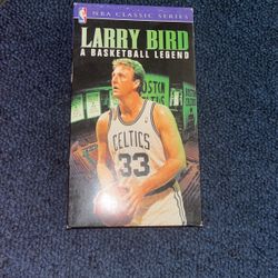Larry Bird VHS Tape 